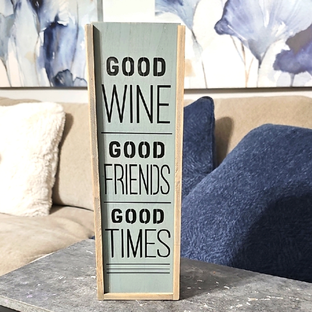Chic Wooden Sign with Uplifting Message